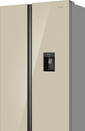 ��������������� ����������� � ���������� � ������� ���� Weissgauff WSBS 590 Inverter NoFrost Water Dispenser Beige Glass