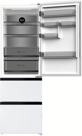 ��������������� ����������� Weissgauff WFD 420 Total NoFrost Inverter White Glass