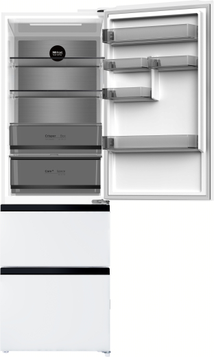 ��������������� ����������� Weissgauff WFD 420 Total NoFrost Inverter White Glass