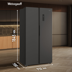 ��������������� ����������� � ���������� Weissgauff WSBS 600 NoFrost Inverter Dark Grey