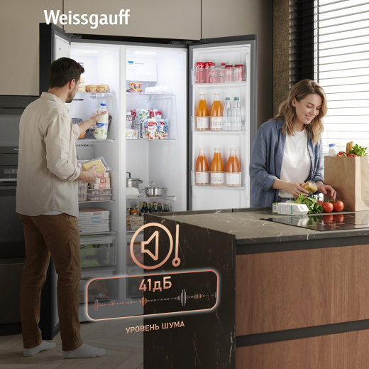 ��������������� ����������� � ���������� Weissgauff WSBS 600 B NoFrost Inverter