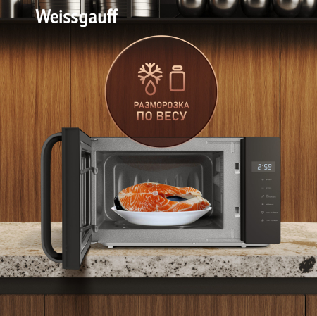 ������������� ���� Weissgauff MWO-330 Black Glass