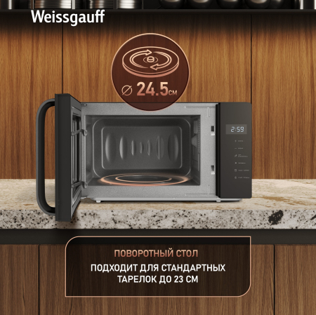 ������������� ���� Weissgauff MWO-330 Black Glass