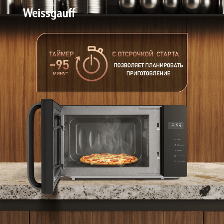 ������������� ���� Weissgauff MWO-330 Black Glass