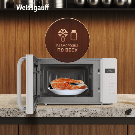 ������������� ���� Weissgauff MWO-430 White Glass