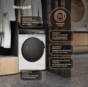 ���������� ������ � ������, ���������� � ����� Weissgauff WMD 45148 Color Touch Inverter Steam