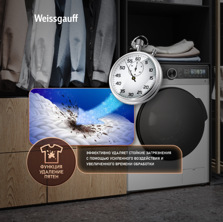 C��������� ������ � ���������� � ����� Weissgauff WM 45148 Color Touch Inverter Steam