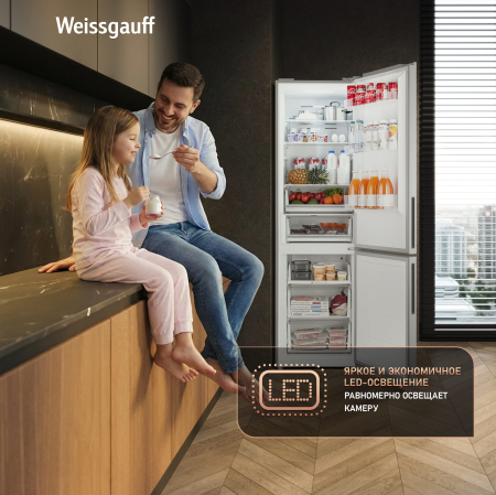 ��������������� ����������� � ���������� Weissgauff WRK 2010 DX Inverter Total NoFrost