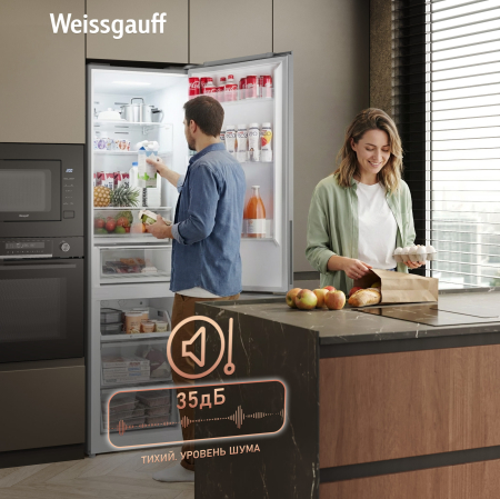 ��������������� ����������� � ���������� Weissgauff WRK 2010 DX Inverter Total NoFrost