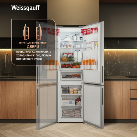 ��������������� ����������� � ���������� Weissgauff WRK 2010 DX Inverter Total NoFrost