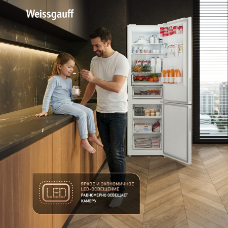 ��������������� ����������� � ���������� Weissgauff WRK 2010 DW Inverter Total NoFrost