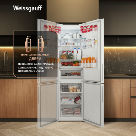 ��������������� ����������� � ���������� Weissgauff WRK 2010 DW Inverter Total NoFrost