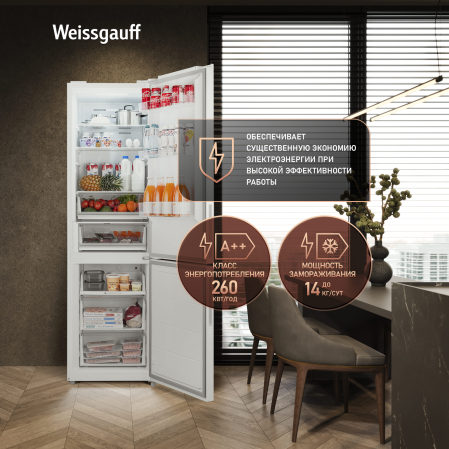 ��������������� ����������� � ���������� Weissgauff WRK 2010 DW Inverter Total NoFrost