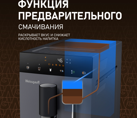 ���������� Weissgauff WCM-245 DBx Touch Cappuccino