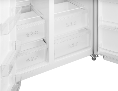 ��������������� ����������� � ���������� Weissgauff  WSBS 550 Inverter NoFrost White