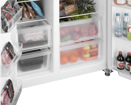 ��������������� ����������� � ���������� Weissgauff  WSBS 550 Inverter NoFrost White