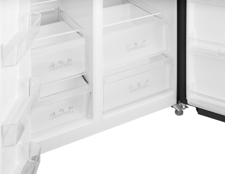 ��������������� ����������� � ���������� Weissgauff WSBS 550 Inverter NoFrost Black