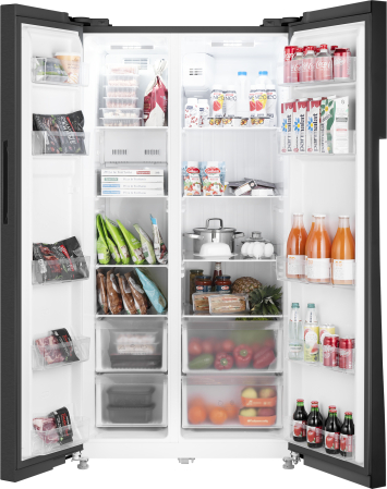 ��������������� ����������� � ���������� Weissgauff WSBS 550 Inverter NoFrost Dark Grey