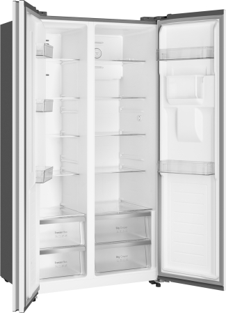 ��������������� ����������� � ���������� � ������� ���� Weissgauff WSBS 590 Inverter NoFrost Water Dispenser White