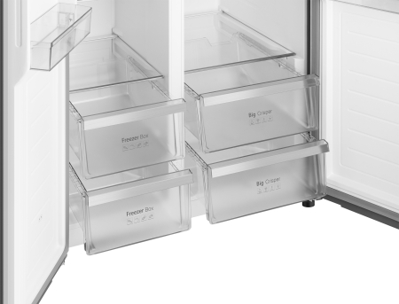 ��������������� ����������� � ���������� � ������� ���� Weissgauff WSBS 590 Inverter NoFrost Water Dispenser White