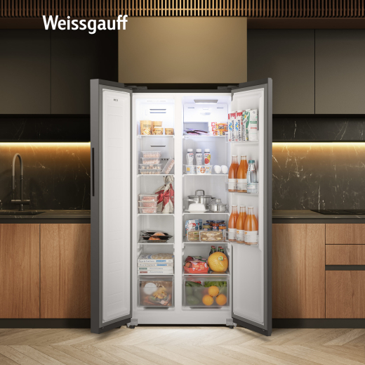 ��������������� ����������� � ���������� Weissgauff WSBS 410 Inverter NoFrost Dark Grey
