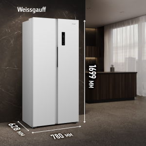��������������� ����������� � ���������� Weissgauff WSBS 410 Inverter NoFrost White