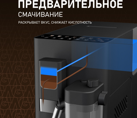���������� Weissgauff WCM-338 Automatic ColorTouch Cappuccino Nero