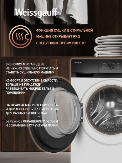 ���������� ������ � ������, ���������� � ����� Weissgauff WMD 6148 DC Inverter Steam