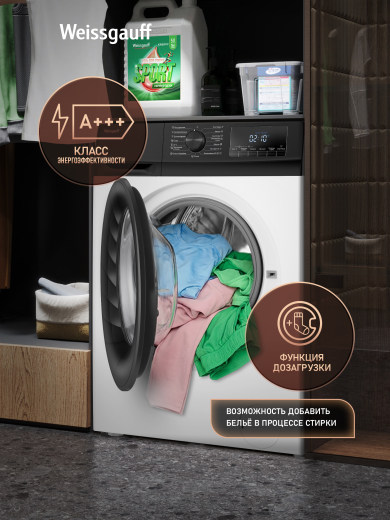 ���������� ������ � ���������� � ����� Weissgauff WM 4947 DC Inverter Steam