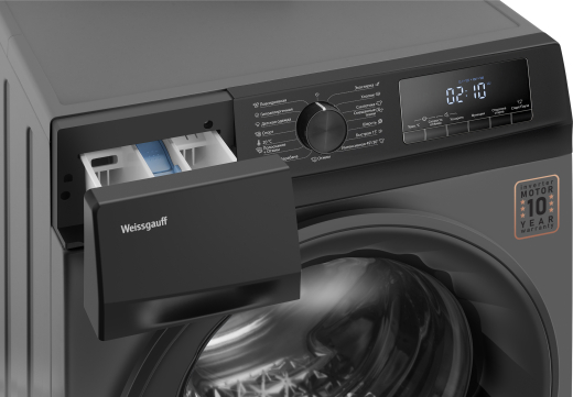 ���������� ������ � ���������� � ����� Weissgauff WM 4947 DC Inverter Steam Grey