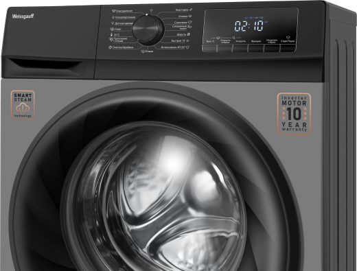 ���������� ������ � ���������� � ����� Weissgauff WM 4947 DC Inverter Steam Grey