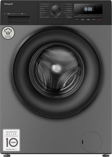 ���������� ������ � ���������� � ����� Weissgauff WM 4748 Inverter Steam Grey