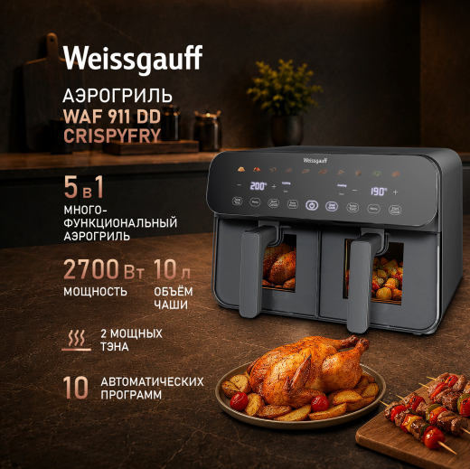 ��������� Weissgauff WAF 911 DD CrispyFry