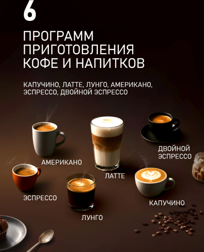 ���������� Weissgauff WCM-338 Automatic ColorTouch Cappuccino Nero