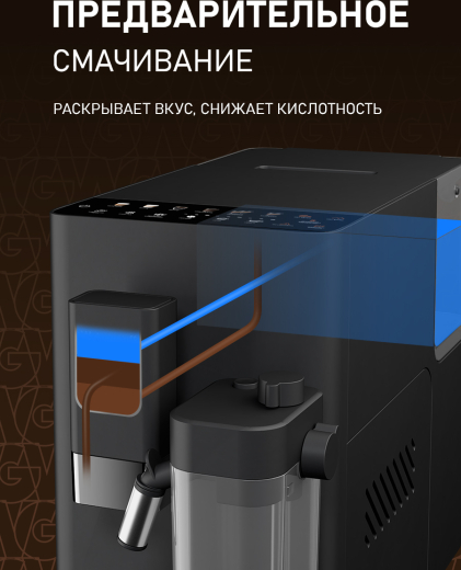 ���������� Weissgauff WCM-338 Automatic ColorTouch Cappuccino Nero