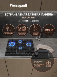 �������� ������ Weissgauff HGG 741 BFH
