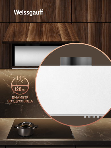 �������� ������������ ������� Weissgauff Aura 452 PB White Glass