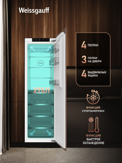 ������������ ����������� � ���������� Weissgauff WRI 185 DR Total NoFrost