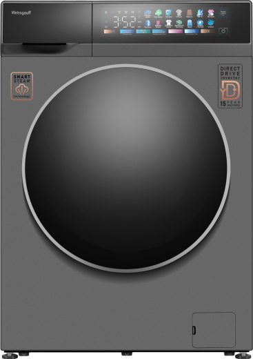 C��������� ������ � ������ �������� ���������� � ����� Weissgauff WM 995 Direct Drive Touch Inverter Steam Grey
