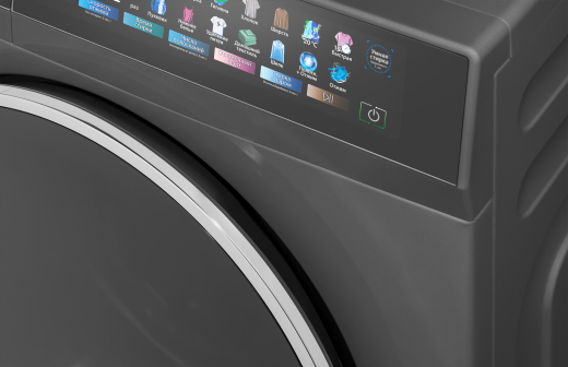 C��������� ������ � ������ �������� ���������� � ����� Weissgauff WM 995 Direct Drive Touch Inverter Steam Grey