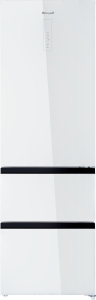 ��������������� ����������� Weissgauff WFD 420 Total NoFrost Inverter White Glass