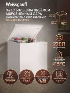 ����������� ���� � ���������� � �������� ������������ Weissgauff WFH-200 Inverter