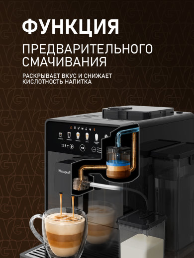 ���������� Weissgauff WCM-350 Automatic ColorTouch Cappuccino