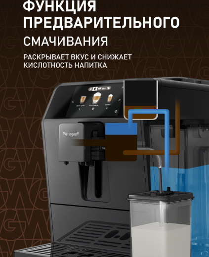 ���������� Weissgauff WCM-358 TFT Automatic Touch Cappuccino