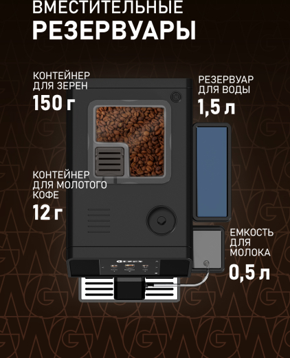 ���������� Weissgauff WCM-358 TFT Automatic Touch Cappuccino
