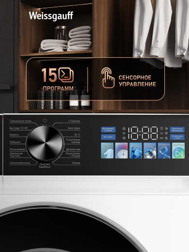 C��������� ������ � ���������� � ����� Weissgauff WM 45106 Color Touch Inverter Steam