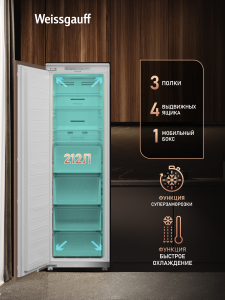 ������������ ����������� � ���������� Weissgauff WFI 178 Inverter Nofrost