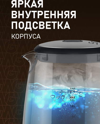 ������ ������������� Weissgauff WK 1712 EcoGlass Nero