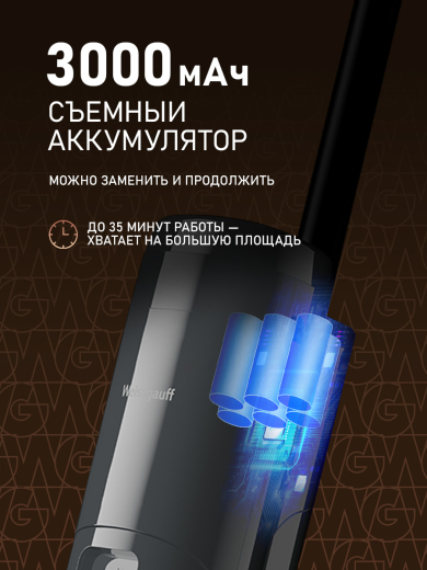 ������������ ������������ ������� ����� � ������� ������ (2 � 1) Weissgauff V25 BLDC 400 Graphite AquaPro