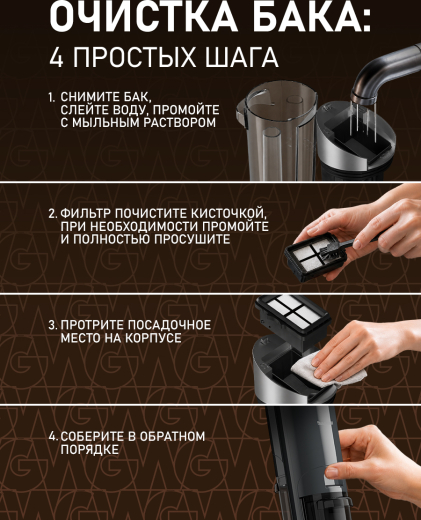 ������������ ������������ ������� ����� � ������� ������ (2 � 1) Weissgauff V25 BLDC 400 Graphite AquaPro